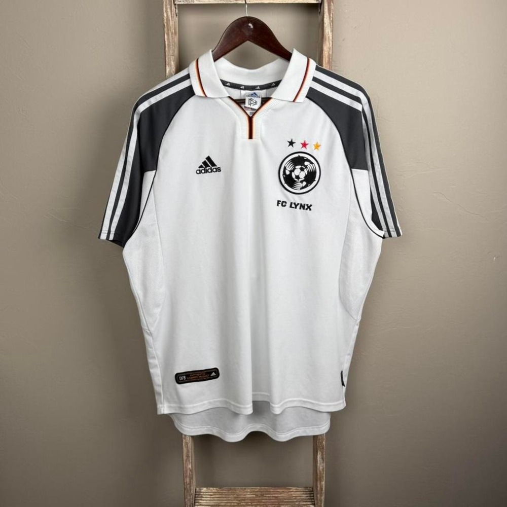Vintage Adidas Germany White Soccer Jersey size Large